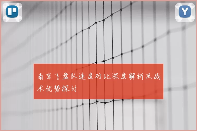 南京飞盘队速度对比深度解析及战术优势探讨