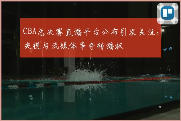 CBA总决赛直播平台公布引发关注，央视与流媒体争夺转播权