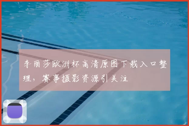 李丽莎欧洲杯高清原图下载入口整理,赛事摄影资源引关注